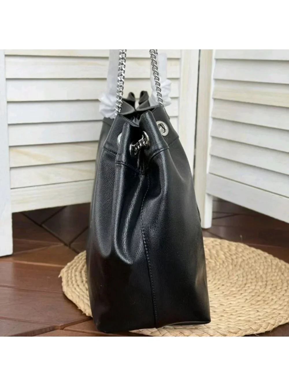 Marc Jacobs The Large Chain Sack Bag Black OS
